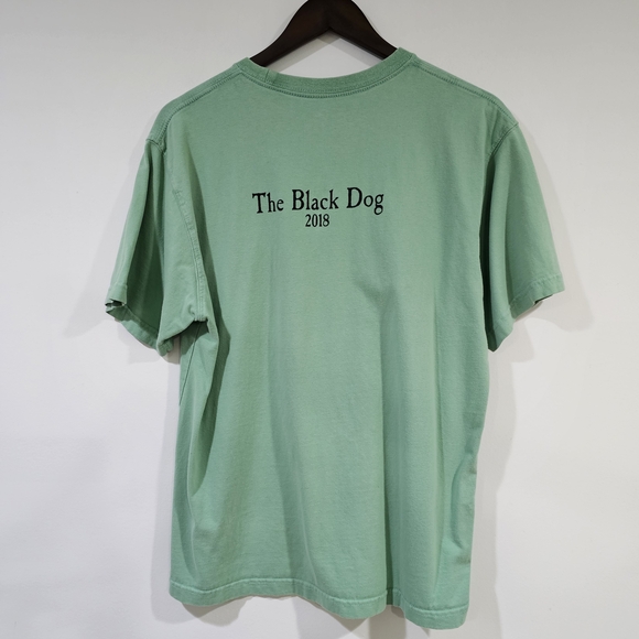 The Black Dog Green T-Shirt Men's Size S - Picture 3 of 5